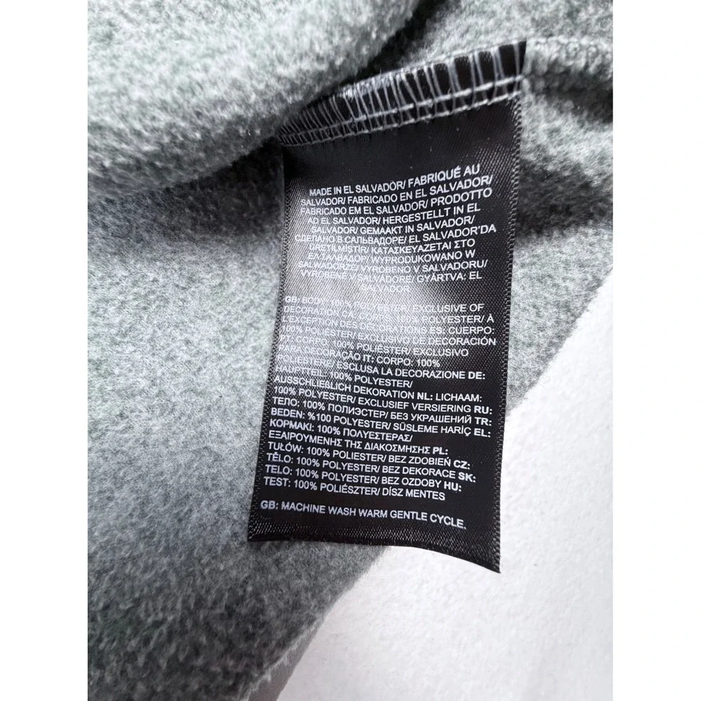 The North Face Polartec Fleece Pullover Mens XL Grey Crewneck Sweater NF0A4P8G